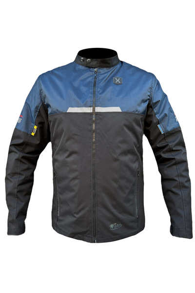 Xspeed Wise Korumalı Motosiklet Montu 50. Yıl Özel Mavi Siyah