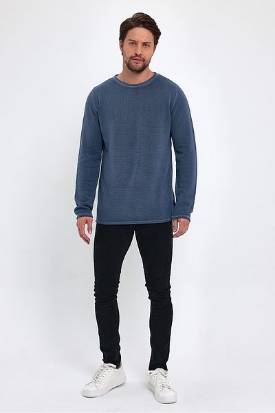 Matte PUNTUS BICYCLE COLLAR 100% ORGANIC COTTON TIGO SWEATER