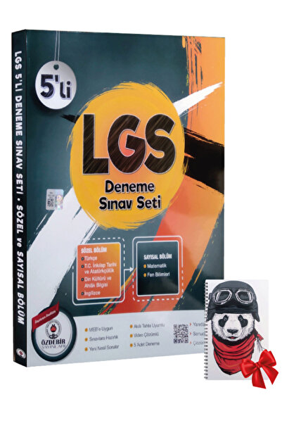 Özde Bir Yayınları Özdebir Yayınları 8. Sınıf Lgs 5'li Deneme Sınavı (NOT DEF...