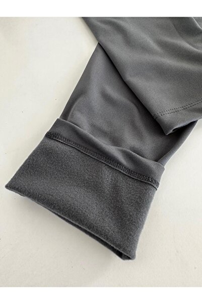 Artış Termal Şardonlu Sıcak Tutan Esnek Beli Ayarlanabilir Kışlık Hamile Tayt T10