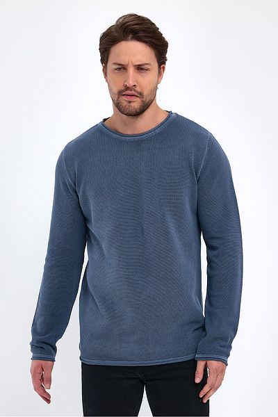 Matte PUNTUS BICYCLE COLLAR 100% ORGANIC COTTON TIGO SWEATER