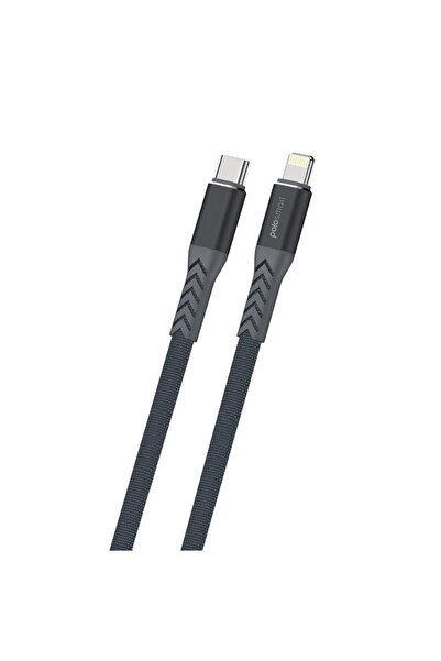 Polosmart Psm76 1.2 m Type-c To Lightning Şarj Kablosu Siyah