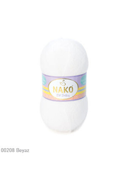 NAKO Elit Baby Bebek Hırkası Kazak Yapmak Için Anti-pilling Acrylic 100 g 250 m 0208 | Tüylenmeyen Ip