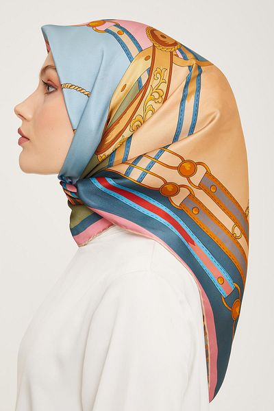 Armine Twill Μεταξωτό Κασκόλ 23Ka9046 01