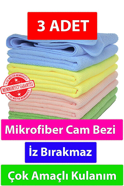 MaxClean Iz Bırakmayan Hassas Doku Mikrofiber Cam Bezi 30x40