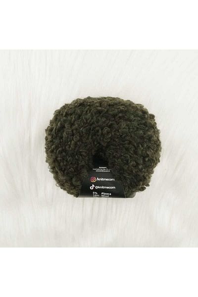 knitme Knit Me Curly Alpaca Πλεκτό Χέρι Σχοινί 50 Gr.85 Mt. 06