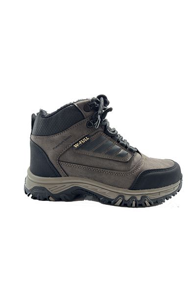 Wanderfull 3022 Brown-Black Fur Lined Zippered Children's Boots