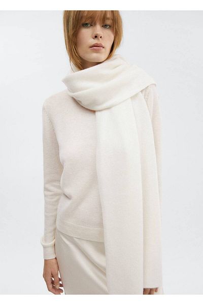 MANGO Woman Cashmere Scarf