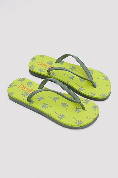 Penti Palm Tree Patterned Slippers Set