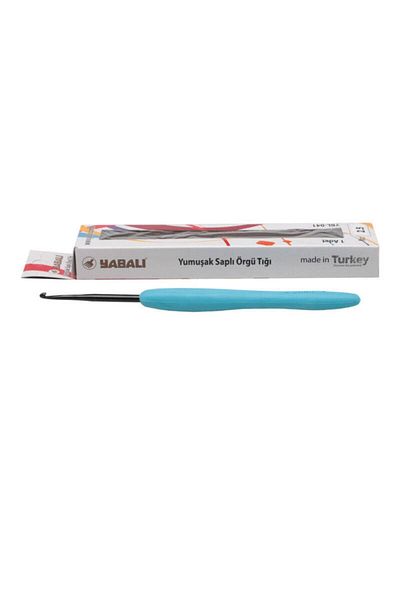Yabalı Blue Soft Handle Knitted Crochet 2.5 mm