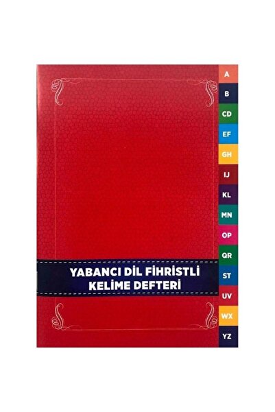Karatay Yayınları 4e Yabancı Dil Kelime Fihristi Defteri K.kapak Karatay