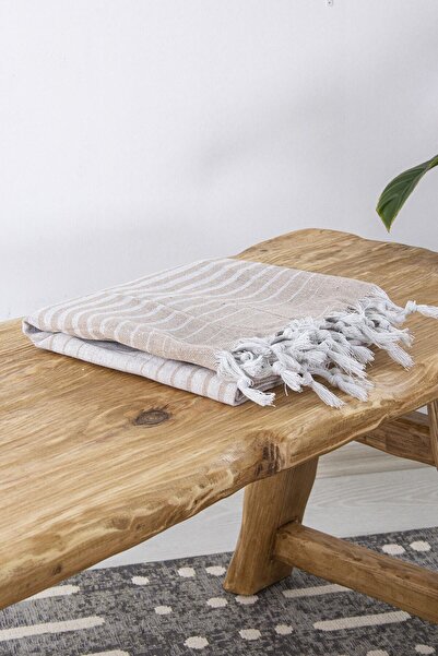 Homedius Alagra Pamuklu Peştemal 100x170 Cm Bej