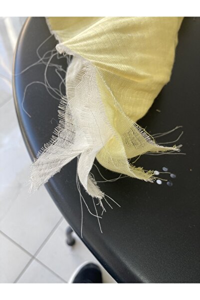 YASEMİNİNEVİ Limon Sarısı 4 Katlı Müslin Yatak Örtüsü/ 2 Adet Yastık Kılıfı