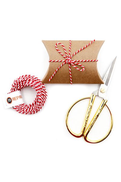 reprodesign Red White Two-Color Gift Packing Rope (New Year Gift Packing Rope) 10 Meters