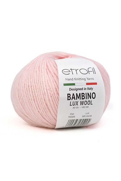 Etrofil Bambino Lux Wool 70309 Ανοιχτό Ροζ