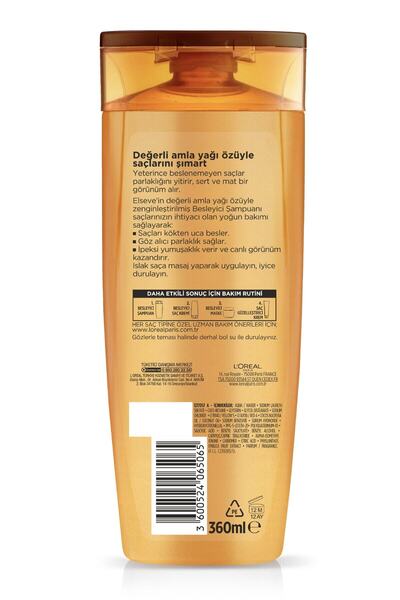 ELSEVE L'oréal Paris Mucizevi Yağ Besleyici Bakım Şampuanı 360 ml