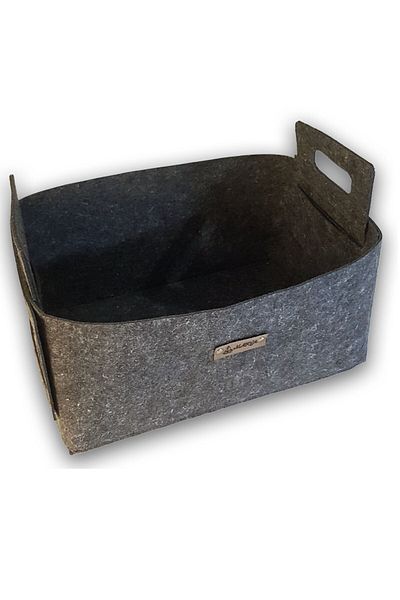 MARVA Folding Basket Box Toy Organizer Gray Large Size