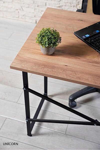 UNICORN Dekoratif Unity Çalışma Masası Laptop Masası Ceviz 60x120cm