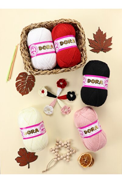 Ören Bayan Ören Dora Patiklik Çoraplık El Örgü İpi (500gr) - 09 Gri