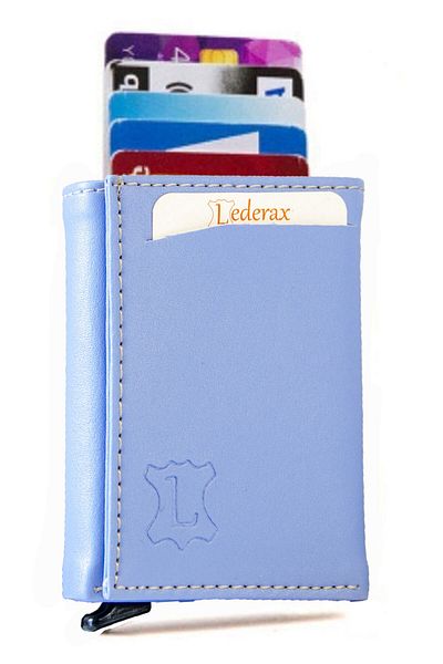 Lederax Faux Leather Men's Card Holder Wallet with Money Eyed Mechanism