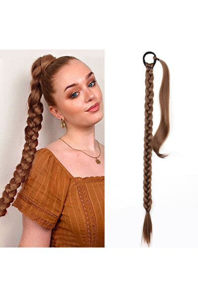 Suzan Peruk Extra Long Elastic Braid Ponytail hair