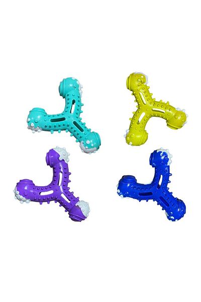 Glipet Hard Plastic Dog Teeth Scratching Toy