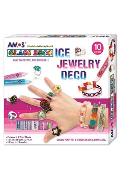 Amos Ice Jewellery Deco Cam Boyası Ile Takı Seti