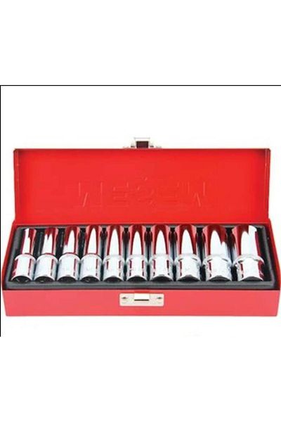 Meşem OAK 041 LONG SOCKET SET 10 PIECES 3/8