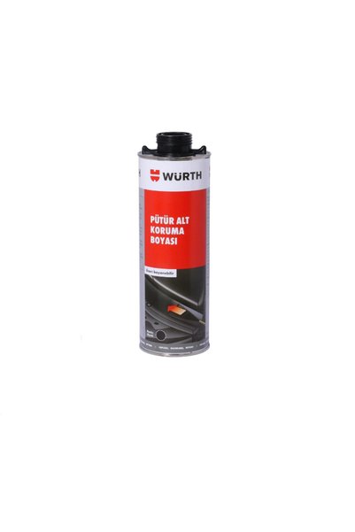 Würth Pütür Alt Koruma Boyası 1 lt Siyah