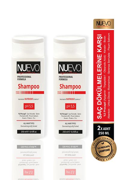 Nuevo Signature 3% Procapil Anti-Hair Loss 2 Pieces Shampoo - After Hair Transplant