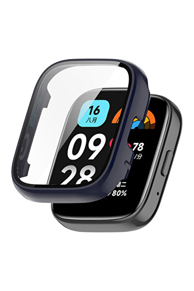 Microcase Xiaomi Watch 3 Active 1.83 inch Ekran Korumalı Sert Rubber Kılıf - ...
