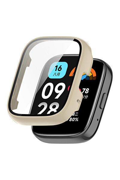 Microcase Xiaomi Watch 3 Active 1.83 inch Ekran Korumalı Sert Rubber Kılıf - ...