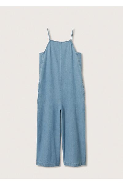 MANGO Cotton long jumpsuit