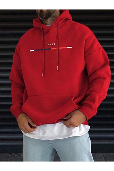 Buğraterzimoda Φούτερ με κουκούλα Paris Unisex Φούτερ με κουκούλα