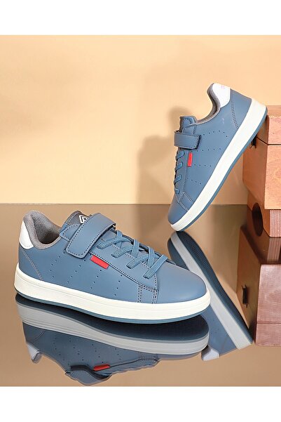 Kidessa 1709 Анатомічна підошва, унісекс дитячі кросівки, повсякденне взуття, індиго