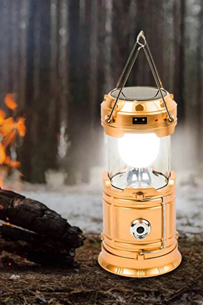 Zeyd Ticaret Kamp Lambası Güneş Enerjili Kamp Çadır Feneri Led Solar Şarjlı U...