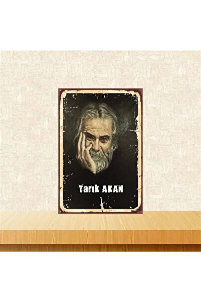 Tarık Akan 20-30 Cm Retro Wooden Poster