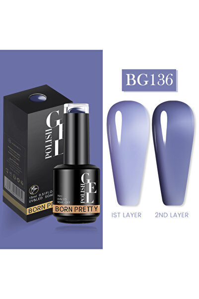 Born Pretty PRO JELLY NUDE GEL 15 ml YARI SAYDAM KALICI OJE