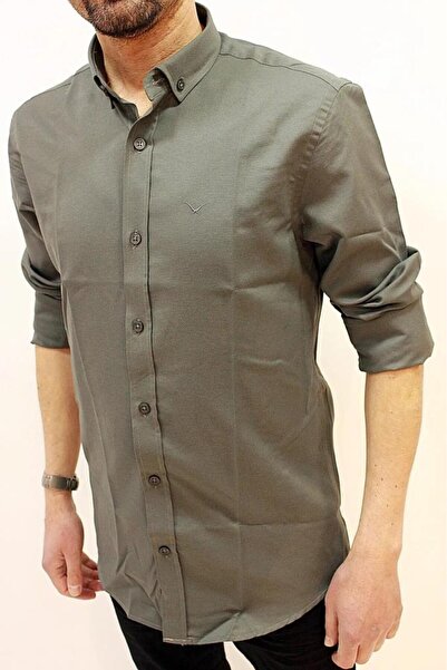 Cazador Ανδρικό πουκάμισο Oxford Slim Fit 2059