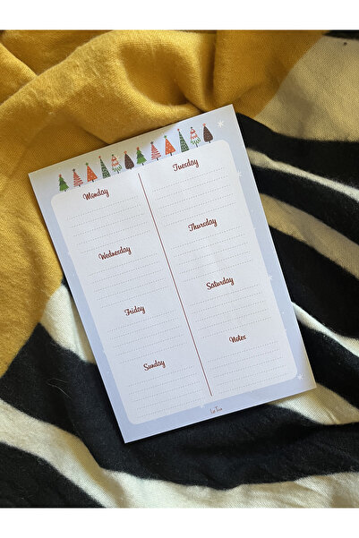 LaTua Design مخطط أسبوعي أزرق من لاتوا