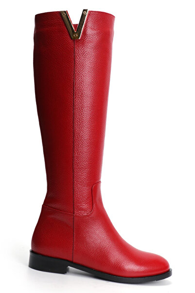 OZ DOROTHY Kırmızı Kadın Deri Çizme