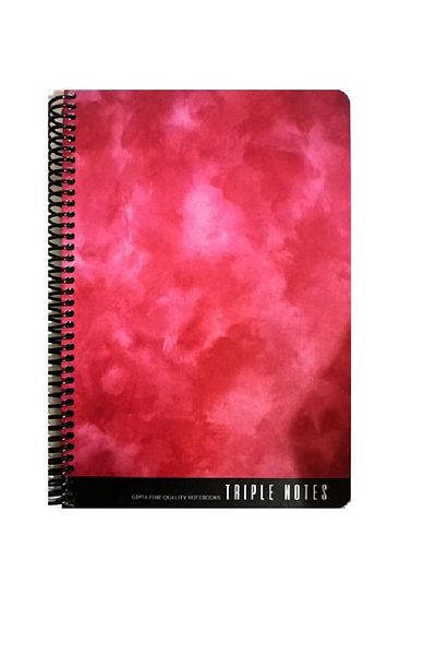 Gıpta Triple Notes SpHard Cover 17x24 Checked Notebook