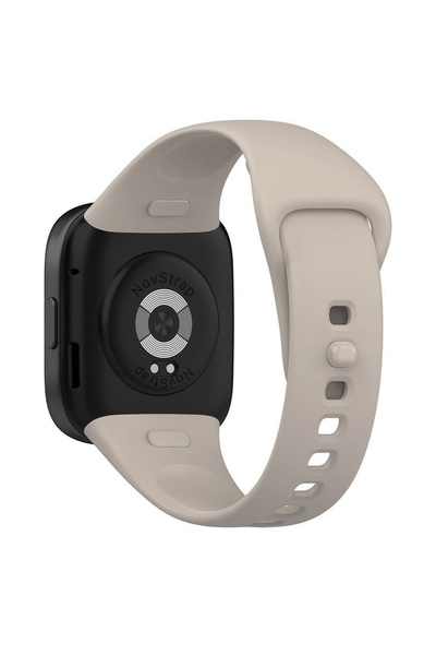 NovStrap Xiaomi Redmi Watch 3 ile Uyumlu Kordon Kayış Jel Yumuşak Silikon Kordon