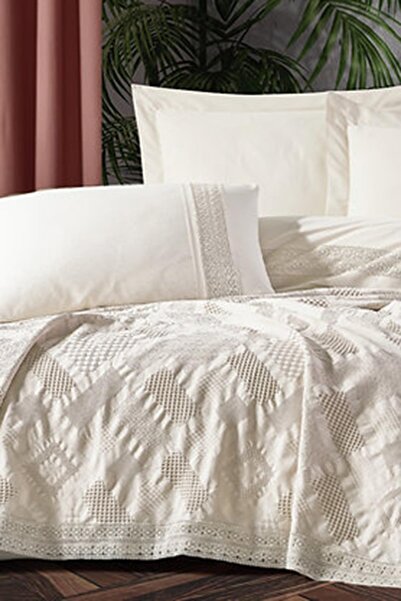 Özdilek Tiara Gelin Seti (7 Parça)-Krem