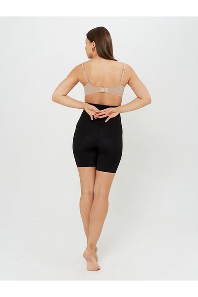 MİSTİRİK Porfy Seamless Laser Cut Does Not Leave Marks Gathering Cuffed Shorts Corset Black Color
