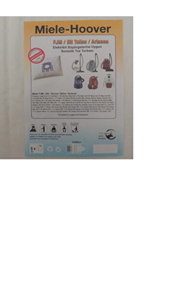 MODA Συμβατό με Hoover - Σετ 5 τσαντών σκόνης για ηλεκτρική σκούπα