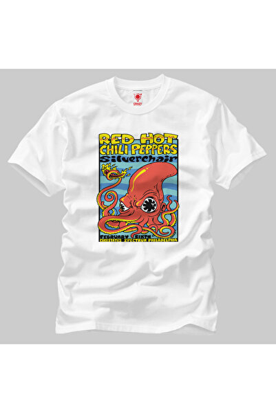 Built By Crazy تي شيرت ريد هوت تشيلي بيبرز سيلفر كرسي للجنسين