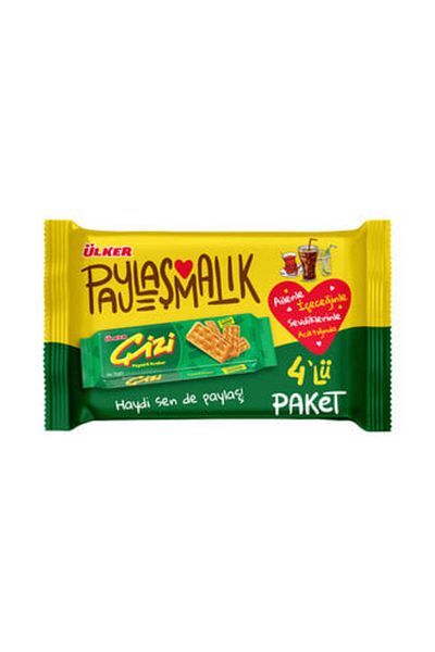 Ülker Cracker Lacy Scratch Set of 4 - 280 g (5 Pcs)