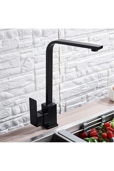 VENİTA Venita T-Max High Body Kitchen Faucet Black