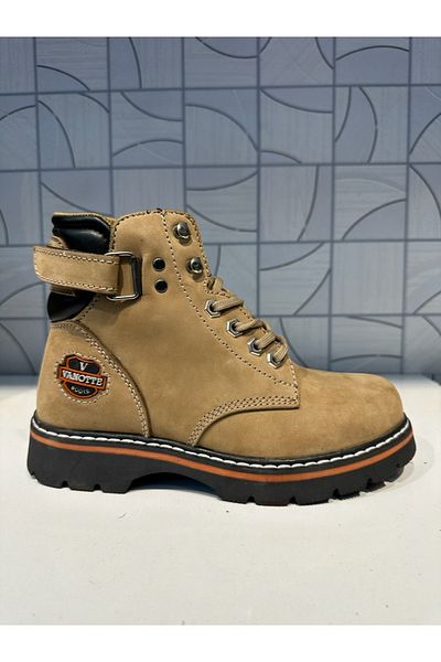 Vanotte Унисекс ботуши Riccardo Colli 802 Mink Color Естествена кожа, водоустойчиви и с топла подплата